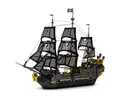 Produktbild: Reobrix 66036A1 Spielbausteine, (Klemmbausteinset, 4708 St., Klemmbaustein Piratenschiff mit Beleuchtung), Piratenschiff mit über 1 Meter Länge und Beleuchtung
