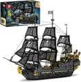 Produktbild: Reobrix Reobrix 66036 Black Pearl Piratenschiff 4.910 Teile Konstruktions-Spielset, (4910 St)
