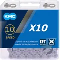 Produktbild: KMC X10 EPT 10-fach Kette 114 Glieder silber - langlebige korrosionsarme Fahr...