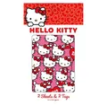 Produktbild: Danilo Promotions LTD Hello Kitty Geschenkpapier, 2 Bögen und 2 Geschenkanhänger, Geschenkpapier