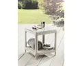 Produktbild: Beistelltisch Destiny MERANO 46x46x50cm, Polyrattan, vintage weiß