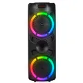 Produktbild: Bluetooth Party Lautsprecher 2x200W LED Mikrofon Karaoke Akku - Denver BPS-459