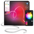 Produktbild: Philips Hue Flux 3m LED-Lightstrip, 1200 lm Lichtband, flexible Innenbeleuchtung, Chromasync™-Farbmischung, RGBWWIC, LED Streifen zuschneidbar, erweiterbar, wiederverwendbar, App- und Sprachsteuerung
