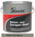 Produktbild: albrecht Beton- und Garagen-Siegel RAL 7030 5l Neu & OVP