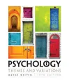 Produktbild: Psychology: Themes and Variations by Weiten, Wayne [Hardback]