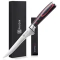 Produktbild: PAUDIN 15 cm Filetiermesser Küchenmesser aus hochwertigem Edelstahl, Professional Kochmesser mit scharfe Klinge