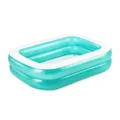 Produktbild: Bestway Family Pool 200 x 146 x 48 cm türkis eckig Familienpool Planschbecken
