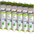 Produktbild: 6x PETEC SCHEIBENKLEBER KARTUSCHE 310ml DICHTMASSE KLEBSTOFF FRONT HECK SCHEIBEN