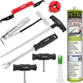 Produktbild: WINDSCHUTZSCHEIBEN REPARATUR AUSBAU SET + PETEC SCHEIBENKLEBER KARTUSCHE 310 ml
