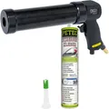 Produktbild: BGS DRUCKLUFT KARTUSCHENPRESSE + 310ml PETEC SCHEIBENKLEBER DICHTMASSE KLEBSTOFF