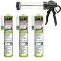 Produktbild: Petec 3x Scheibenkleber 310ml + Ausdrückpistole