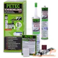 Produktbild: PETEC SCHEIBENKLEBER-SET INKL 2x 310 ml KARTUSCHE SCHEIBEN-KLEBER FRONTSCHEIBE