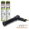 Produktbild: PETEC 2x 310 ml SCHEIBENKLEBER KARTUSCHE+DRUCKLUFT-KARTUSCHENPRESSE FÜR 310 ml