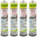 Produktbild: 4x 310ml PETEC SCHEIBENKLEBER KARTUSCHE SCHEIBEN-KLEBER FRONTSCHEIBE