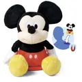 Produktbild: Simba 6315870460 - Disney Micky Maus Schulter-Kuscheltier (12 cm) - Mickey Mouse als magnetische Plüschfigur zum Mitnehmen, Spielzeug für Fans & Kinder ab 0 Jahre