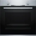 Produktbild: Bosch HBA530BR1 Serie 2 EEK: A Einbaubackofen, 59,4cm breit, 71 L, 3D Heißluft, 