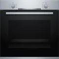 Produktbild: Bosch HBA530BR1 Serie 2 EEK: A Einbaubackofen, 59,4cm breit, 71 L, 3D Heißluft,