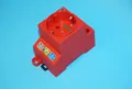 Produktbild: Wago 709-583 Verteiler UV Schaltschrank Steckdose rot zur Tragschienenmontage