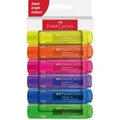 Produktbild: Faber-Castell Textmarker Textliner 46, 6 Stück, Strichbreite 1 - 5mm, Superfluorescent, sortiert