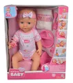 Produktbild: New Born Babypuppe mit Trink- und Nässfunktion 43 cm Puppe Babypuppe Zubehör