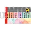 Produktbild: STABILO BOSS ORIGINAL Textmarker Farbig sortiert Mittel Keilspitze 2 - 5 mm 6 Stück