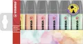 Produktbild: Textmarker - STABILO BOSS ORIGINAL Pastel - 6er Pack - pudriges Gelb, cremige...
