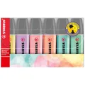 Produktbild: STABILO Textmarker BOSS pastel 70/6-2 6 Farben im Etui