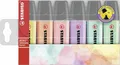 Produktbild: STABILO Textmarker BOSS ORIGINAL Pastel, 6er PET-Etui
