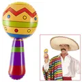 Produktbild: AUFBLASBARE RUMBAKUGEL # Rumba Kugel Rassel Mexiko Samba Hawaii Musik Party Deko
