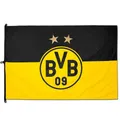 Produktbild: BVB Hissfahne Fahne Logo Borussia Dortmund Flagge 150 x 100 BVB Fanartikel Shop