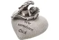 Produktbild: Annastore Gartenfigur Besinnliche Grabdeko zur Erinnerung - Grabschmuck, (Grabfigur, Friedhof Deko), frostfest und witterungsbeständig