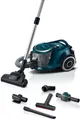 Produktbild: BOSCH Bodenstaubsauger Serie 6 ProFamily BGC41XFMLY, Testsieger, ideal für Allergiker, 750 W, beutellos, Hygiene-Filter, 10 Jahre Motorgarantie, XXL-Polsterdüse, leise, blau