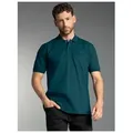 Produktbild: Trigema Poloshirt TRIGEMA Poloshirt DELUXE Piqué (1-tlg) blau XXL (58/60)