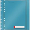 Produktbild: LEITZ Prospekthülle Cosy A4 Maxi PP einklappbarer Lochrand VE=3 Stück blau
