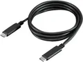 Produktbild: Lenovo - USB-Kabel - 24 pin USB-C (M) zu 24 pin USB-C (M) - 1,0m - für ThinkPad USB-C Dock Gen 2 (W125691048)