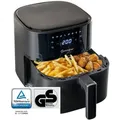 Produktbild: Sommertal Heißluftfritteuse HF570 – 5,7L XXL Airfryer - Touchscreen, 8 Programme, 1700 Watt, TÜV Rheinland GS geprüft