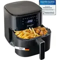 Produktbild: Heißluftfritteuse HF570 mit 5,7L Fassungsvermögen - Airfryer oder Heissluftfriteuse mit Touchscreen, 8 Programmen, 1700 Watt - Sommertal