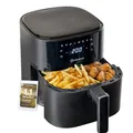 Produktbild: Sommertal Heißluftfritteuse HF570 – 5,7L XXL Airfryer - Touchscreen, 8 Programme, 1700 Watt - energiesparend & gesund - große Fritteuse - Air Fryer