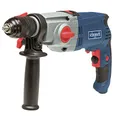 Produktbild: SCHEPPACH DI1050 Schlagbohrmaschine (Bohrmaschine 1050W, 2800/min Drehzahl, 2 Funktionen in 1 – Hammer und Bohrer) inkl. 360 Grad verstellbarem Zusatzhandgriff und Koffer