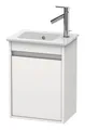 Produktbild: Duravit Ketho Waschtischunterschrank mit 1 Tür Anschlag rechts 400 x 550 x 285 mm - Basalt Matt - KT6417R4343