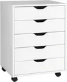 Produktbild: Rollcontainer mit 5 Schubladen Aktenschrank Bürocontainer Rollschrank Büro