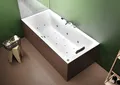 Produktbild: RIHO Lugo Rechteck-Badewanne, Version links, mit Bliss-System, Einbau, 2-Sitzer,