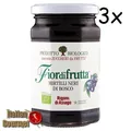 Produktbild: 3x Rigoni di Asiago Fiordifrutta Fruchtaufstrich Wild Heidelbeeren BIO 250g