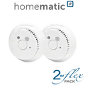 Produktbild: 2er SET Homematic IP Rauchwarnmelder mit Q-Label HmIP-SWSD-2