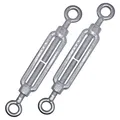 Produktbild: Marcopol Spannschloss M12 (2 Stück) Drahtspanner M12, verstellbare Spannschlösser Öse und Öse, Seilseilspannung Stück, M12)