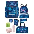 Produktbild: McNeill Teneris Stitch Schulranzen Set für Mädchen 1. Klasse - Ergonomisch, Leicht, Geräumig - 980 Gramm, 18 L Volumen - Disney Sonder-Edition