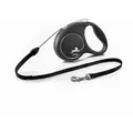 Produktbild: FLEXI Black Design schwarze Leine M - 5m bis 20kg - Seil