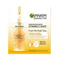 Produktbild: GARNIER Skin Active Fresh Mix Mask Tissu Feuchtigkeitsmaske mit Vitamin C