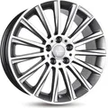 Produktbild: Keskin KT18 Turbo palladium front polish 7x17 ET48 - LK5/112 ML66.6 Alufelge grau
