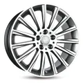 Produktbild: 4x Keskin KT18 Turbo palladium front polish 7x17 ET48 - LK5/112 ML66.6 Felge Alu